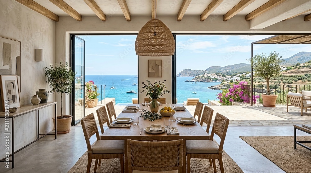 Fototapeta premium restaurant on the beach