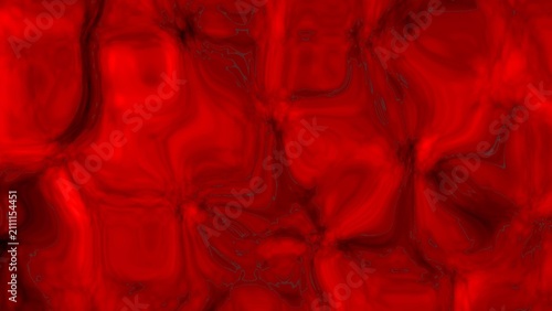 Canvastavla abstract red color liquid 4k illustration