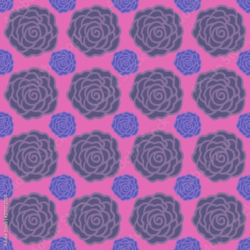 seamless pattern with roses