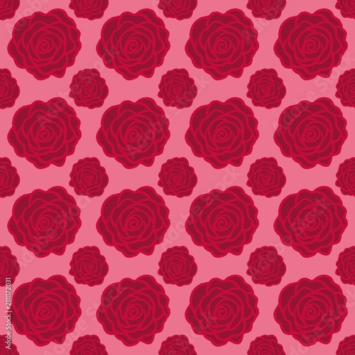 seamless pattern with roses