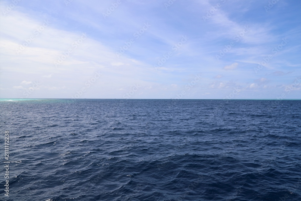 Fototapeta premium blue sky and sea