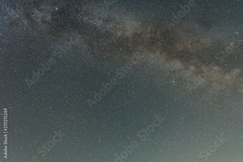 Canvastavla Stunning astrophotography scene showing the glowing Milky Way core and starrynight, perfect for space, science, and nature backgrounds
