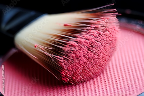 Brush with makeup blasson