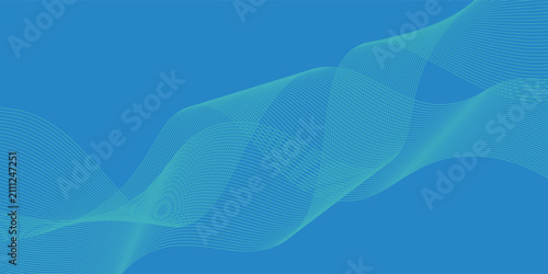 Tableau sur toile Top technology speed connect blue green background, cyber nano information, abst