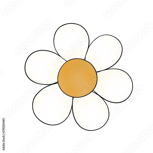 simple daisy illustration