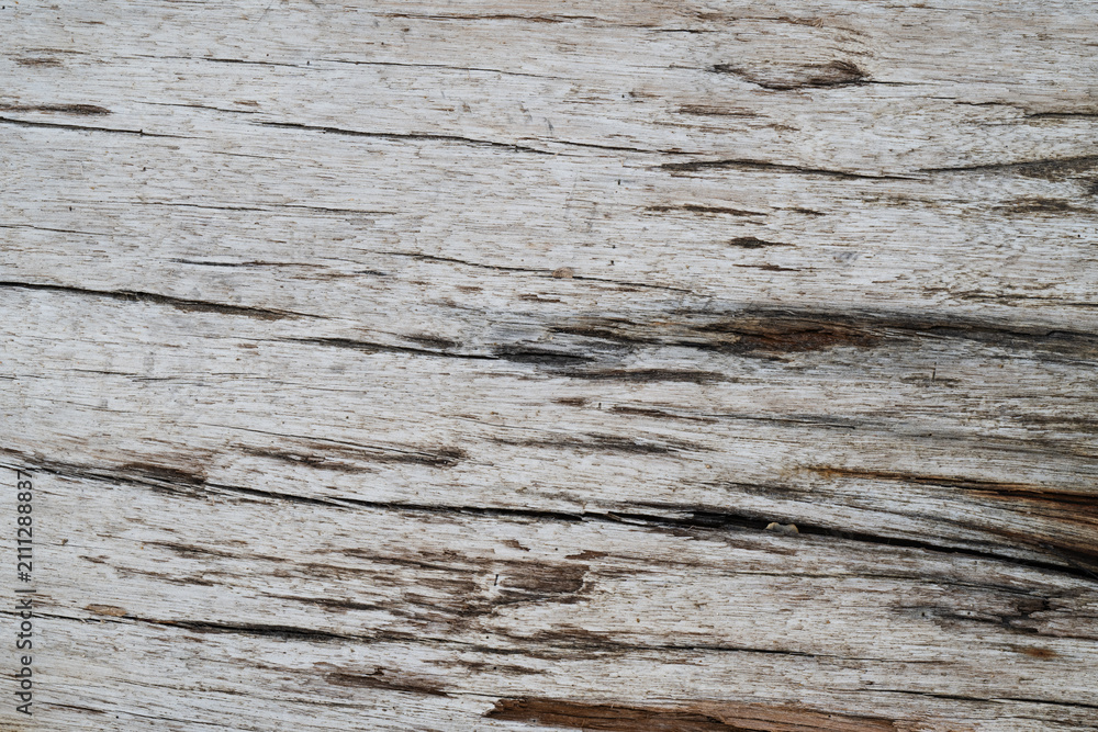 Naklejka premium Weathered wood grain texture background