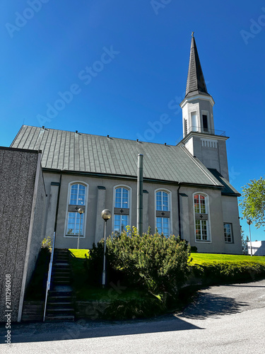 Lutheran Church in Hanko, Finland, Famous Finnish Resort.