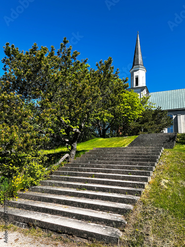 Lutheran Church in Hanko, Finland, Famous Finnish Resort.