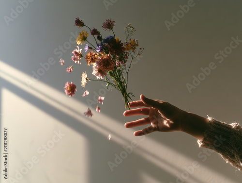 Delicate Pastel Flower Bouquet