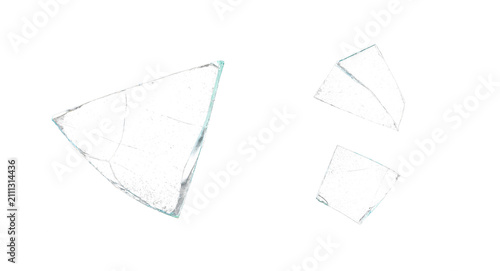 Foto Crystal glass shard PNG overlay isolated on transparent background for artistic