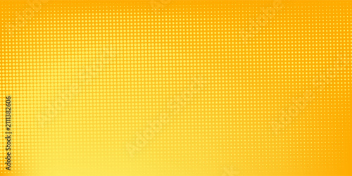 Fotografía Yellow orange halftone pattern