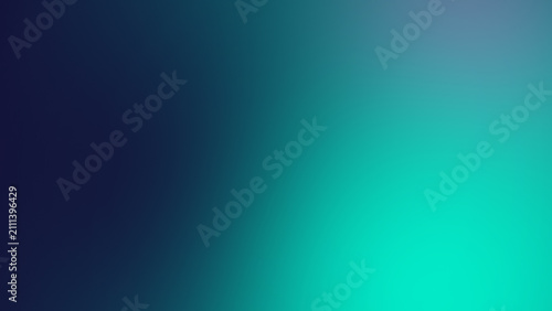 Abstract teal and blue gradient background. Smooth soft focus texture for modern design.