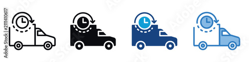 Transportation Icon Set Multiple Style Of