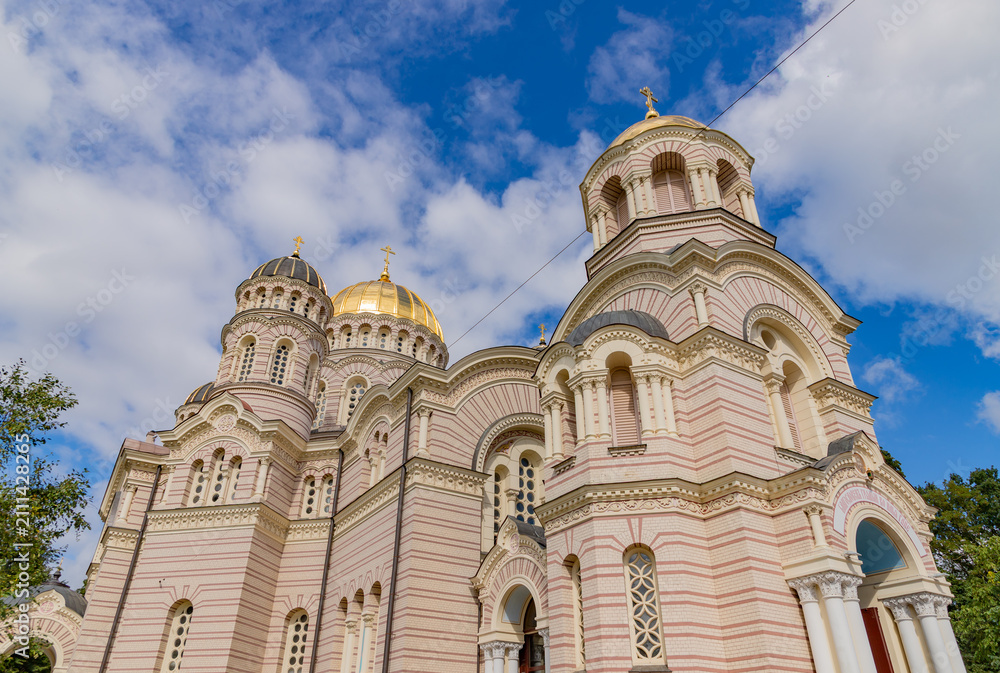 Obraz premium Riga Nativity of Christ Orthodox Cathedral
