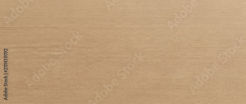 Quadro su tela Wood texture background showing even tan teak surface with faint linear grain fo