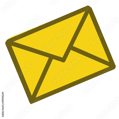 yellow mail icon