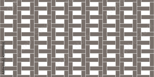 Brown basketweave vertical tile pattern. Seamless background.