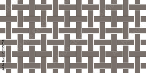 Brown basketweave vertical tile pattern. Seamless background.