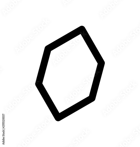 Gem line icon