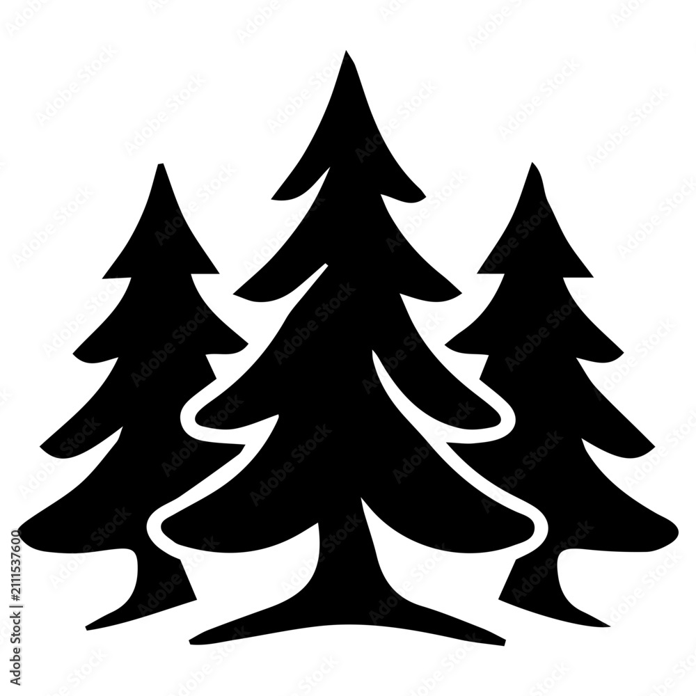 Fototapeta premium Forest Icon 