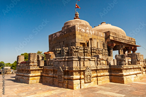 Harshat Mata Temple, a Hindu temple in the Abhaneri village of Rajasthan, in north-western India. The temple is dedicated to a goddess named Harshat Mata