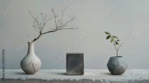 tree in a vase