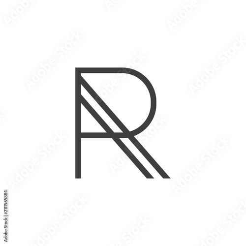 Letter AR Monogram Logo