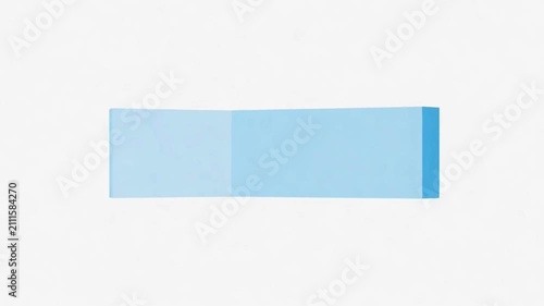 rotating blue rectangle