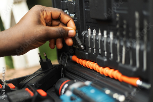 Array of drill bits