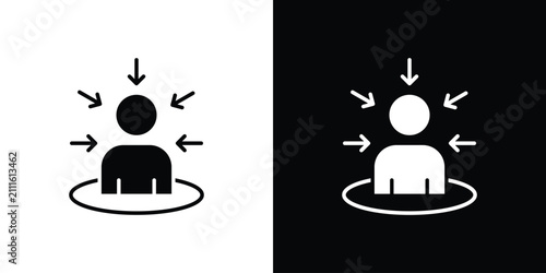 Fotografía Centric consumer icon simple graphics pack