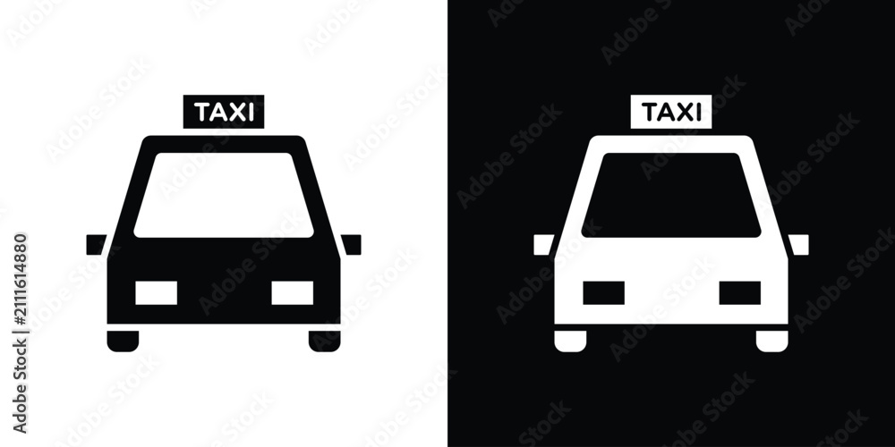 Fotografía Taxi icon simple graphics pack