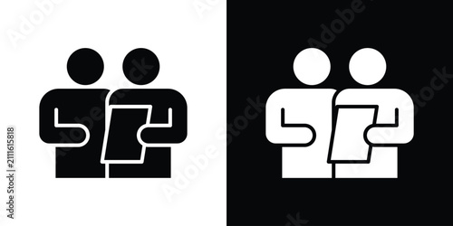 Consulting icon minimal elements kit