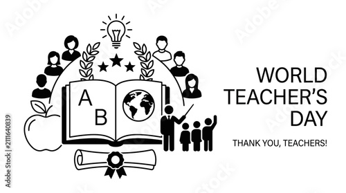 World Teachers Day Appreciation Graphic Design
