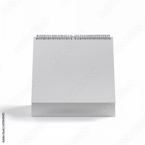 blank desktop calendar