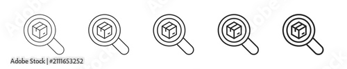Фотография Tracking vector icon in minimalist line style