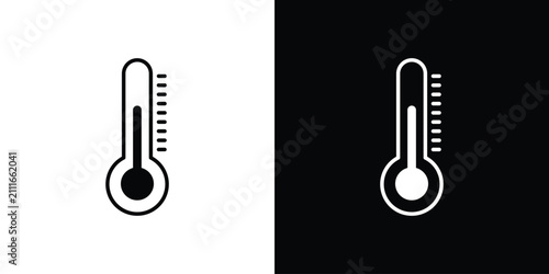Fotografía Temperature icon minimal logo collection