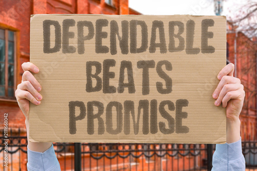 Foto "Dependable Beats Promise" Actions speak louder than words