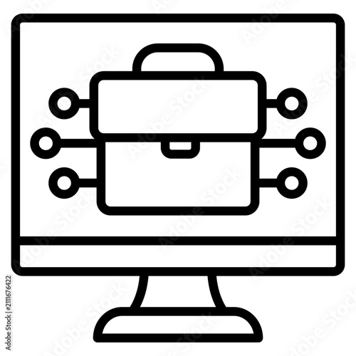 Portfolio Icon Element For Design