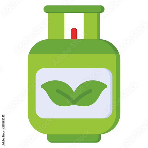 Obraz na płótnie Biogas Icon