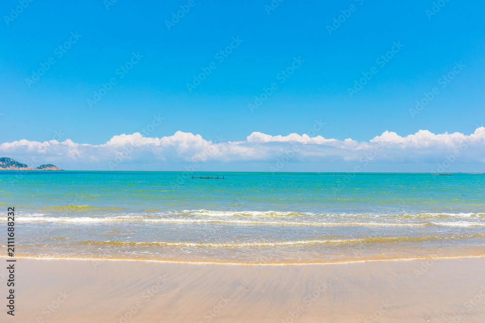 Fototapeta premium Sanlangwan Beach, Gaolan Port, Zhuhai City, Guangdong Province, China