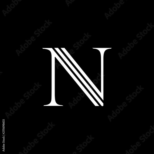 N Letter Logo Icon Vector Design