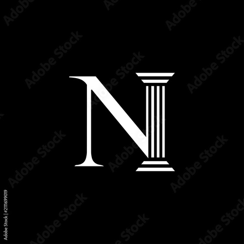 N Letter Logo Icon Vector Design