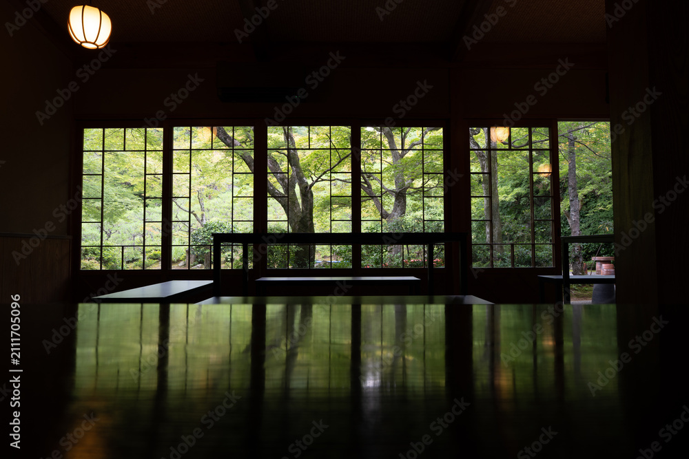 Fototapeta premium japan kyoto Arashiyama summer green 