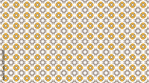 Geometric seamless pattern vector for fashion and textile.