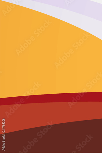 Abstract Colorful Curved Bands Over Light Gradient Background for Creative Design