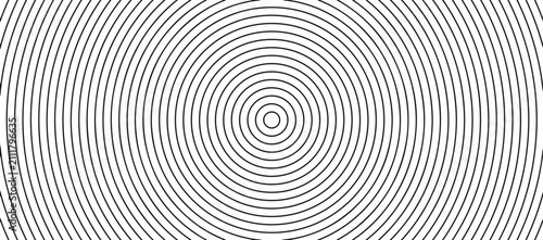 Hypnotic concentric circle pattern abstract radial design for modern graphics