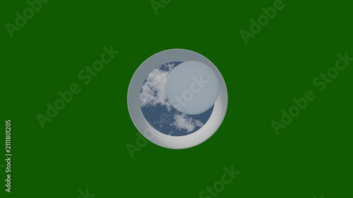 Golf Ball Falling Into Hole