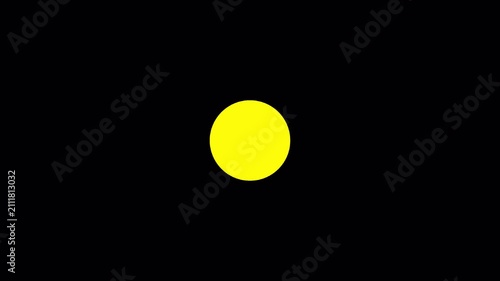 Looping Arrow Pointer in Pulsing Circle Overlay