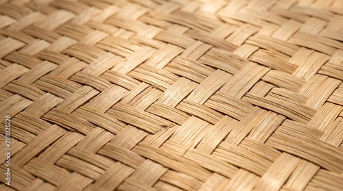 Natural woven material texture detailed close up pattern