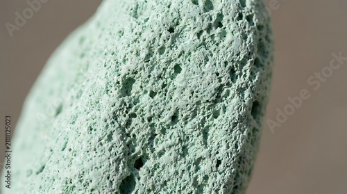 Porous green stone surface texture macro detail natural material